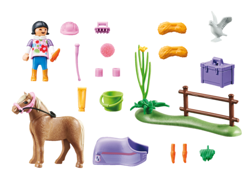 PLAYMOBIL - PONI COLECCIONABLE ISLANDÉS