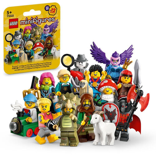 LEGO MINIFIGURAS SERIE 25 - PACK 5 CAJAS SORPRESA