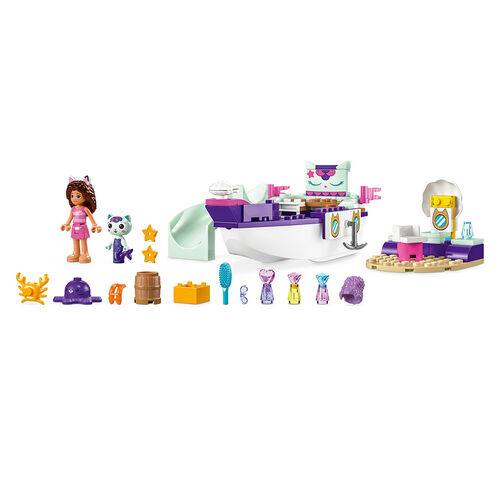 LEGO LA CASA DE MUÑECAS DE GABBY - BARCO Y SPA DE GABBY Y SIREGATA