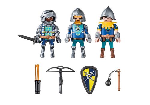 PLAYMOBIL - SET 3 CABALLEROS DE NOVELMORE