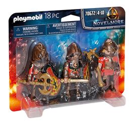 PLAYMOBIL - NOVELMORE: SET DE 3 BANDIDOS DE BURNHAM