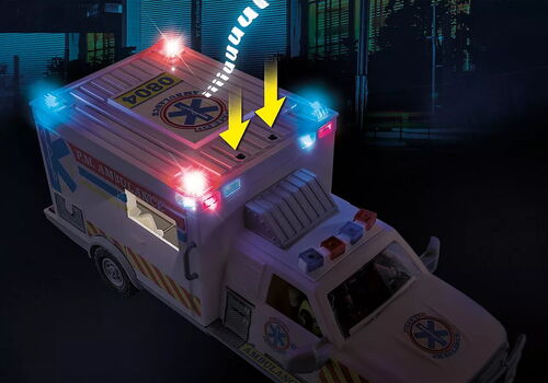 PLAYMOBIL - VEHÍCULO DE RESCATE: US AMBULANCIA