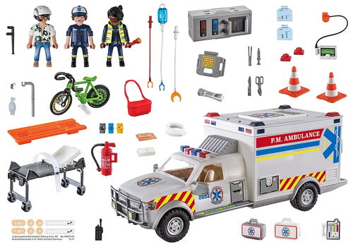 PLAYMOBIL - VEHÍCULO DE RESCATE: US AMBULANCIA