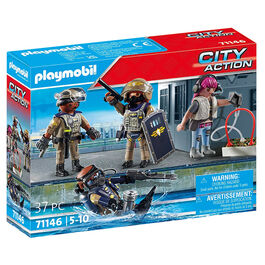 Playmobil Set de Figuras de Fuerzas Especiales