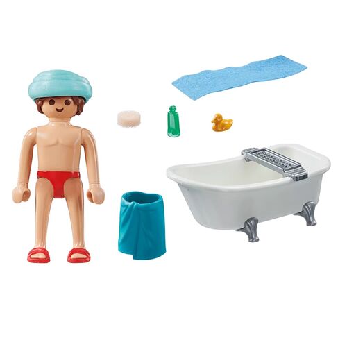 PLAYMOBIL - HOMBRE EN LA BAÑERA