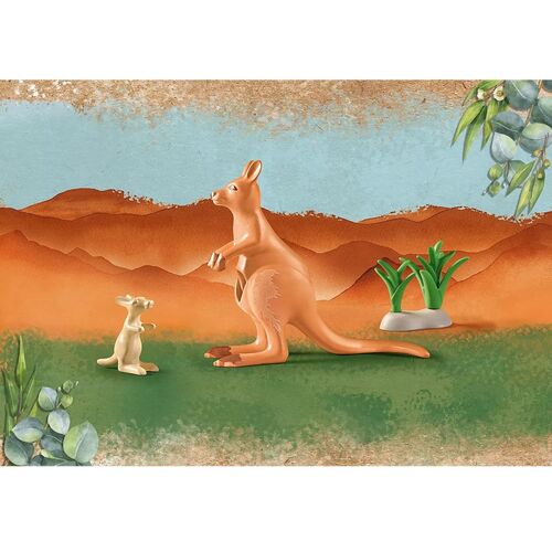 PLAYMOBIL WILTOPIA - CANGURO CON BEBÉ