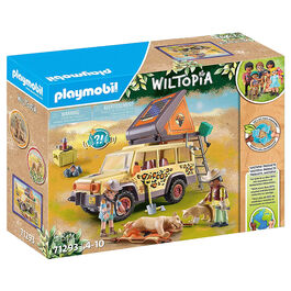 PLAYMOBIL WILTOPIA - VEHÍCULO TODOTERRENO CON LEONES