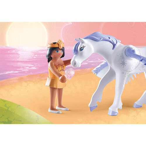PLAYMOBIL PRINCESS MAGIC - PEGASO CON ARCOÍRIS EN LAS NUBES