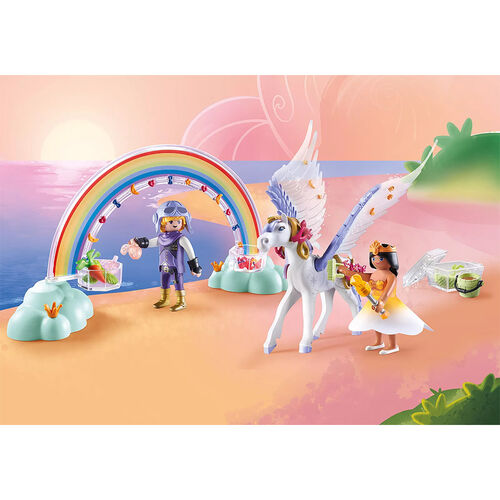 PLAYMOBIL PRINCESS MAGIC - PEGASO CON ARCOÍRIS EN LAS NUBES