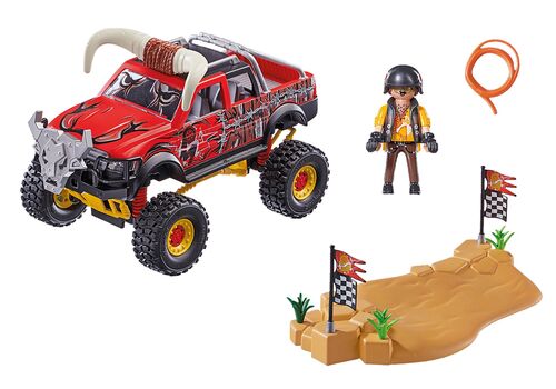 PLAYMOBIL ® 70549 ESPECTÁCULO ACROBÁTICO: CAMIÓN MONSTRUOSO TORO