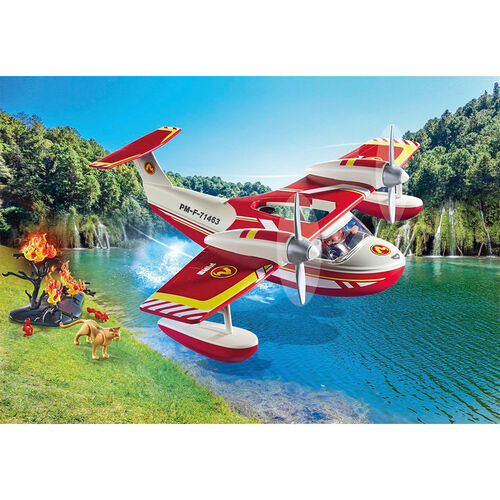 PLAYMOBIL - HIDROAVIÓN DE BOMBEROS