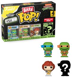 Funko Pop! Las Tortugas Ninja - Leonardo, Michelangelo, April O´Neil y ¿?