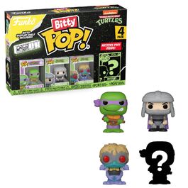 Funko Pop! Las Tortugas Ninja - Donatello, Shredder, Baxter Stockman & ¿?