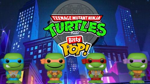 FUNKO POP! LAS TORTUGAS NINJA - RAPHAEL, SPLINTER, ROCKSTEADY Y ¿?