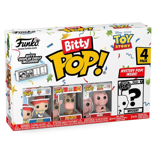 FUNKO BITTY POP! TOY STORY - JESSIE, PERDIGÓN, HAMM Y ¿?