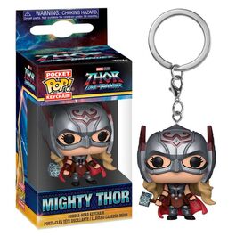 Funko Pocket Pop! Llavero Thor: Amor y Trueno - La Poderosa Thor