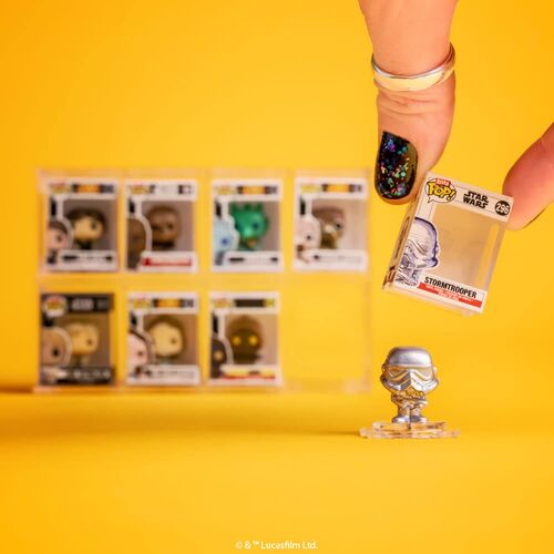 Funko Bitty Pop! Star Wars - Luke, Obi-Wan, Jawa y ¿?