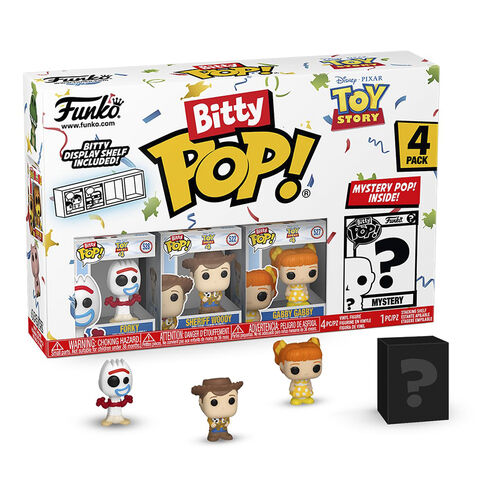 FUNKO BITTY POP! TOY STORY - FORKY, WOODY, GABBY GABBY Y ¿?
