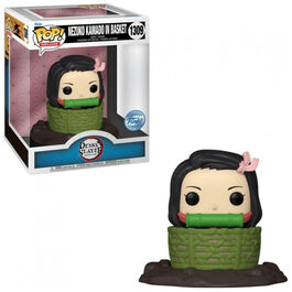 FUNKO POP! DELUXE: DEMON SLAYER - NEZUKO KAMADO EN UNA CESTA EXCLUSIVO
