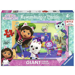 RAVENSBURGER PUZLE GIGANTE DE MÚSICA EN LA CASA DE MUÑECAS DE GABBY 60 PIEZAS