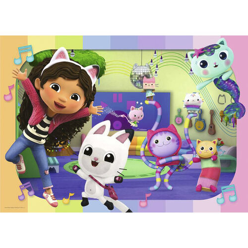 RAVENSBURGER PUZLE GIGANTE DE MÚSICA EN LA CASA DE MUÑECAS DE GABBY 60 PIEZAS