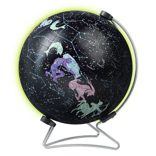 RAVENSBURGER PUZLE 3D GLOBO TERRÁQUEO DE ESTRELLAS QUE BRILLA 180 PIEZAS