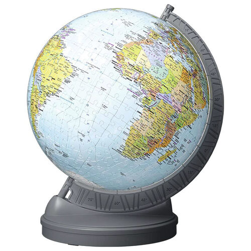 RAVENSBURGER PUZLE 3D GLOBO TERRÁQUEO CON LUZ 540 PIEZAS
