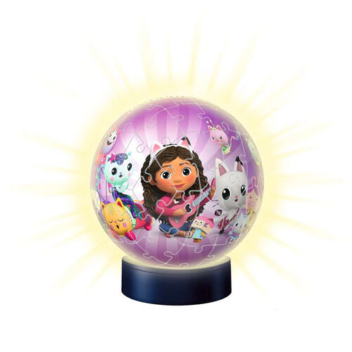 RAVENSBURGER PUZLE 3D LÁMPARA DE NOCHE DE LA CASA DE MUÑECAS DE GABBY 72 PIEZAS