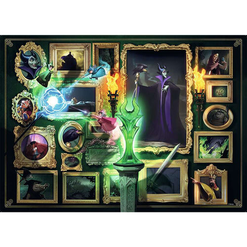 RAVENSBURGER PUZLE VILLANOS DE DISNEY - MALÉFICA 1000 PIEZAS