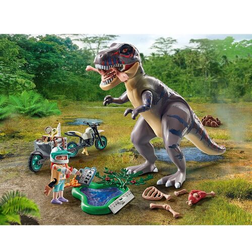 PLAYMOBIL DINOS - T-REX Y RASTREADOR