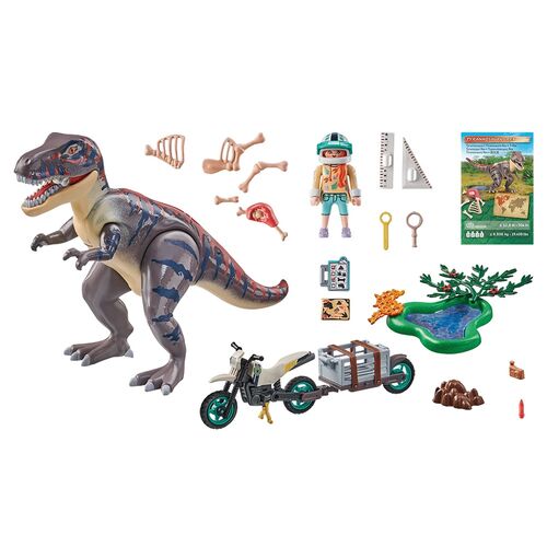 PLAYMOBIL DINOS - T-REX Y RASTREADOR
