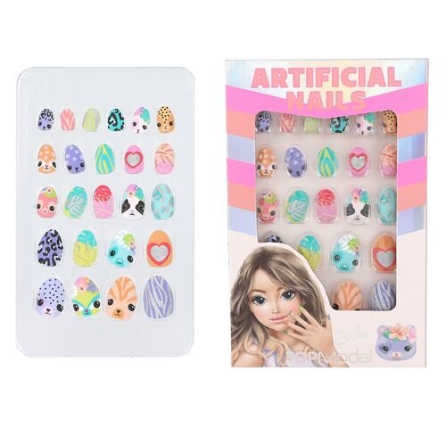 TOP MODEL UÑAS ARTIFICIALES PUNTIAGUDAS ANIMALES BEAUTY AND ME