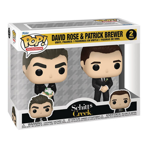 FUNKO POP! SCHITTS CREEK S2 - PACK DE 2: DAVID ROSE Y PATRICK BREWER