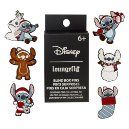 FUNKO LOUNGEFLY - PIN SORPRESA: STITCH EN NAVIDAD