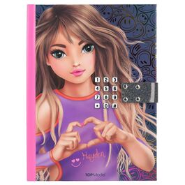 TOP MODEL - DIARIO CON CÓDIGO SECRETO NIGHT LIGHT