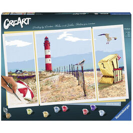 RAVENSBURGER CREART - TRÍPTICO DE PLAYA DEL NORTE