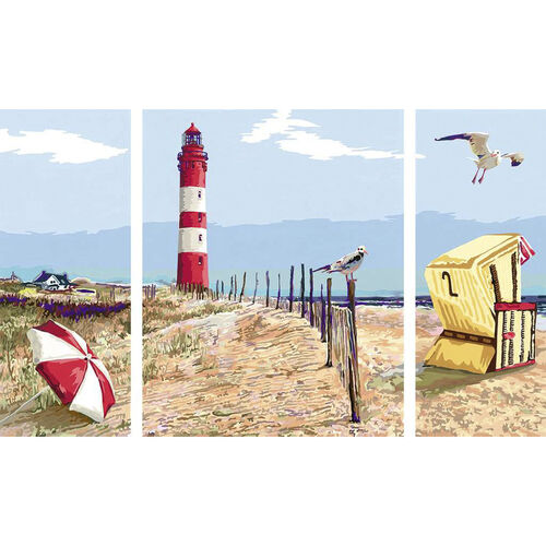 RAVENSBURGER CREART KIT PINTURA TRÍPTICO DE PLAYA DEL NORTE