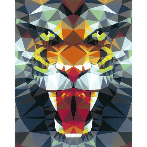 RAVENSBURGER CREART KIT PINTURA TIGRE DE POLÍGONOS