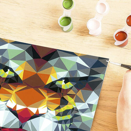 RAVENSBURGER CREART KIT PINTURA TIGRE DE POLÍGONOS