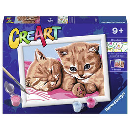 Ravensburger CreArt Kit Pintura Gatitos Amigos