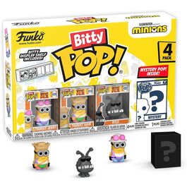 FUNKO BITTY POP! MINIONS - TOURIST JERRY, TOURIST DAVE, KYLE Y ¿?