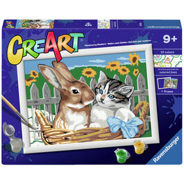 RAVENSBURGER CREART KIT PINTURA AMIGOS EN LA CESTA