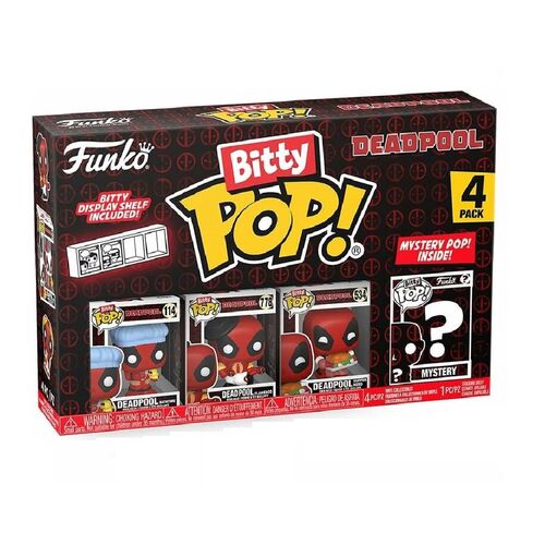 FUNKO BITTY POP! DEADPOOL - BATHTIME, FLAMENCO, SUPPER HERO ¿?