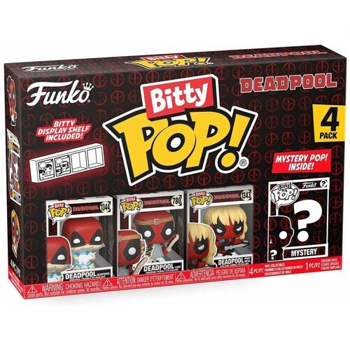 FUNKO BITTY POP! DEADPOOL - SLEEPOVER, LARP, HEAVY METAL ¿?