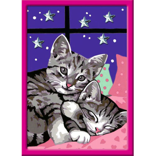 Ravensburger CreArt Kit Pintura Dulces Gatitos