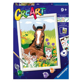 RAVENSBURGER CREART KIT PINTURA POTRO CON GATITOS