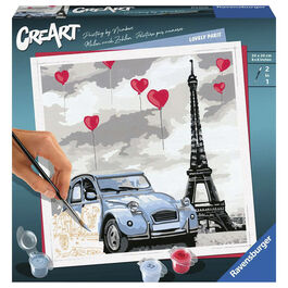 RAVENSBURGER CREART KIT PINTURA LOVELY PARIS