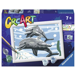 RAVENSBURGER CREART KIT PINTURA MANADA DE DELFINES