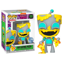 Funko Pop! Invasor Zim - GIR comiendo Pizza Exclusivo
