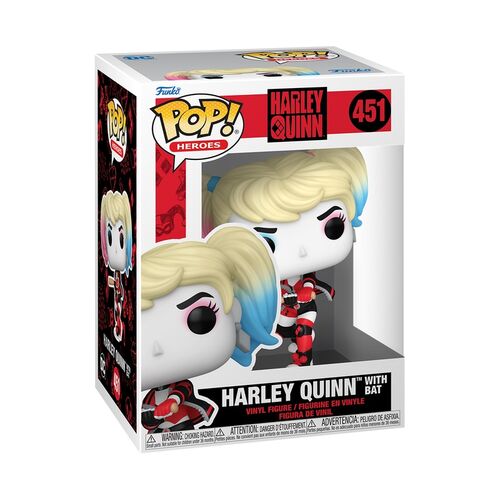 FUNKO POP! DC: HARLEY QUINN  HARLEY QUINN CON BATE
